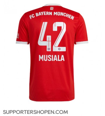 Bayern Munich Jamal Musiala #42 Hemma Matchtröja 2022-23 Kortärmad